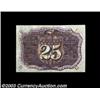 Image 2 : Fr. 1290 25c Second Issue Very Choice New. This rare Fiber Paper note is an absolute Gem but for its