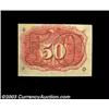 Image 2 : Fr. 1320 50c Second Issue Very Choice New. A scarce Fiber Paper note, with excellent color, good pri