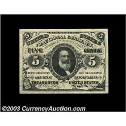 Fr. 1238 5c Third Issue Superb Gem New. Huge margins, deep embossing, razor sharp printing and perfe