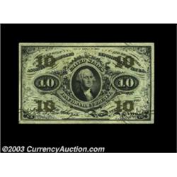 Fr. 1255 10¢ Third Issue Very Choice New. A broadly margined, near-Gem example.  Important notice: H