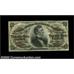 Fr. 1297 25c Third Issue Choice About New. This gorgeous Fiber Paper Fessenden has an extremely ligh