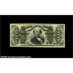 Fr. 1324 50c Third Issue Spinner Very Choice New. This Red Back Spinner comes quite close to the ful