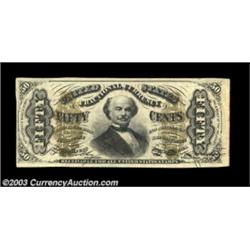 Fr. 1324 50c Third Issue Spinner Extremely Fine. A nice evenly circulated Red Back Spinner.  Importa