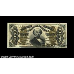 Fr. 1328 50c Third Issue Spinner Very Choice New. Superb in every sense but for the bottom face marg