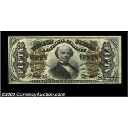 Fr. 1331 50c Third Issue Spinner Very Choice New. Impeccable but for slightly close margins at the l