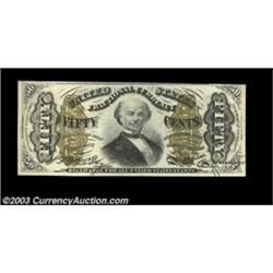 Fr. 1331 50c Third Issue Spinner Choice New. Tight across the top, but with good color and bold orig