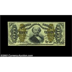 Fr. 1333 50c Third Issue Spinner Very Choice New. A bright, fresh, beautiful Spinner with blazing br