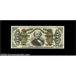 Fr. 1342 50c Third Issue Spinner Superb Gem New. A spectacular note, with everything going for it. I