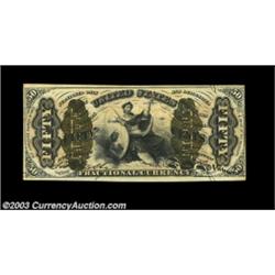 Fr. 1343 50c Third Issue Justice Very Choice New. Unusually well margined, with good original emboss