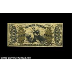 Fr. 1357 50c Third Issue Justice Choice Extremely Fine. This hand-signed Red Back Fiber Paper Justic