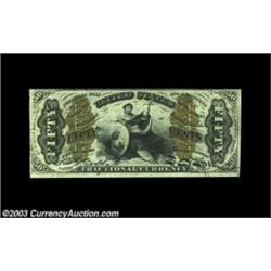 Fr. 1372 50c Third Issue Justice Very Choice New. This Fiber Paper Justice has incredible print qual