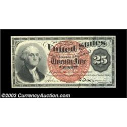 Fr. 1307 25c Fourth Issue Gem New. A beautifully margined, fully bright example of a number that is