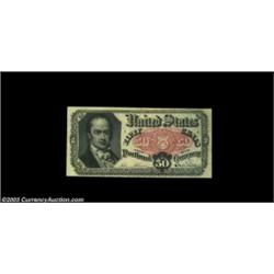 Fr. 1381 50c Fifth Issue Choice New. A rather ordinary Crawford 50c, but the low centering of the ba