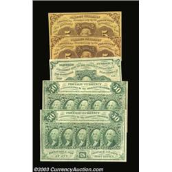 Five First Issue Notes. Fr. 1230 (two) About New and New, Fr. 1242 About New and Fr. 1312 (two) Abou