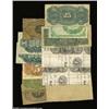 Image 2 : Nine Fractionals Plus. Nine lower-grade Fractional notes, including a Lincoln, two Fr. 1256's, a dec