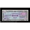 Image 1 : Series B 20 Yen AMC Note. A colorful note from the end of World War II, closely allied to MPC. Gem N