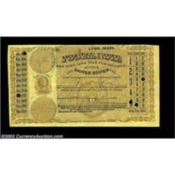 Lynn, MA Postal Note.A serial number 2 Postal Note from Lynn, MA, purchased on September 3, 1883 in