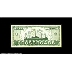 Operation Crossroads CurrencyA most interesting piece of military  currency,  as this piece, which d