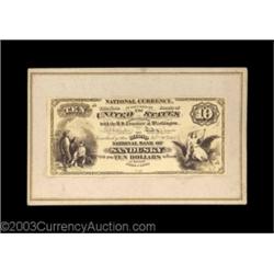 Two Naramore Cards. A $10 and $100 First Charter National that represent two cards from this 18 card