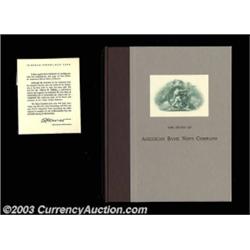 The Story of the American Bank Note Company. A 92 page hardbound 1959 edition with the story of the