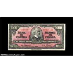 BC-28 $1000 1937 Choice Crisp Uncirculated. A lovely example of this rare high denomination note, be