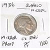 Image 1 : EXTREMELY RARE *POSSIBLE MIRROR PROOF* 1936 BUFFALO NICKEL BOOK POSSIBLE VALUE $1100.00+