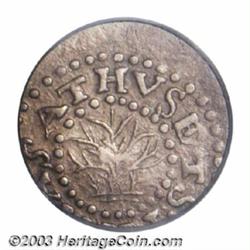 1662 2PENCE Oak Tree Twopence AU53 PCGS.