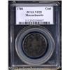 Image 1 : 1788 1C Massachusetts Cent VF25 PCGS.