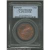 Image 1 : (1792-94) TOKEN Kentucky Token, LANCASTER Edge MS63 Red PCGS.