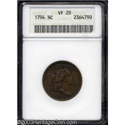 1794 1/2 C VF20 ANACS.
