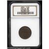Image 1 : 1804 1/2 C Plain 4, No Stems MS61 Brown NGC.