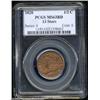 Image 1 : 1828 1/2 C 13 Stars MS63 Red PCGS.
