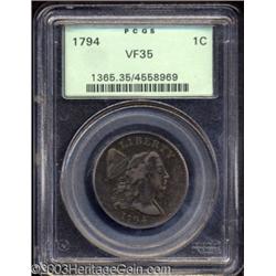 1794 1C Head of 1794 VF35 PCGS.