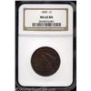 Image 1 : 1820 1C Large Date MS65 Brown NGC.