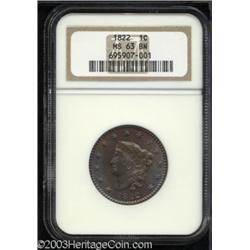 1822 1C MS63 Brown NGC.