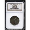 Image 1 : 1837 1C Head of 1838 MS65 Brown NGC.