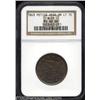 Image 1 : 1843 1C Petite Head, Small Letters MS66 Brown NGC.