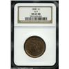Image 3 : 1848 1C MS65 Red and Brown NGC.