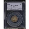 Image 1 : 1858 1C Small Letters MS64 PCGS.