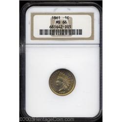 1861 1C MS66 NGC.