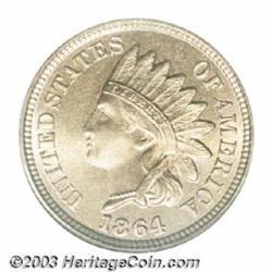 1864 1C Copper-Nickel MS66 NGC.