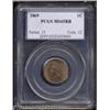 Image 1 : 1869 1C MS65 Red and Brown PCGS.