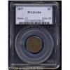 Image 1 : 1877 1C Good 4 PCGS.