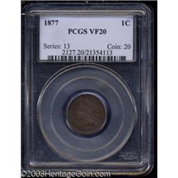 1877 1C VF20 PCGS.