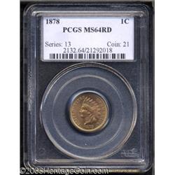 1878 1C MS64 Red PCGS.
