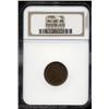 Image 1 : 1884 1C MS65 Red and Brown NGC.