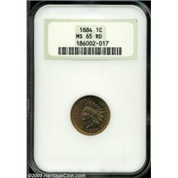 1884 1C MS65 Red NGC.
