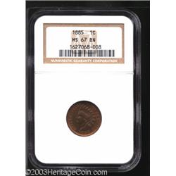 1885 1C MS67 Brown NGC.