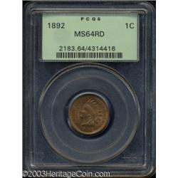 1892 1C MS64 Red PCGS.