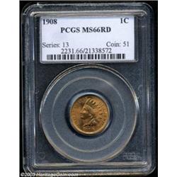 1908 1C MS66 Red PCGS.